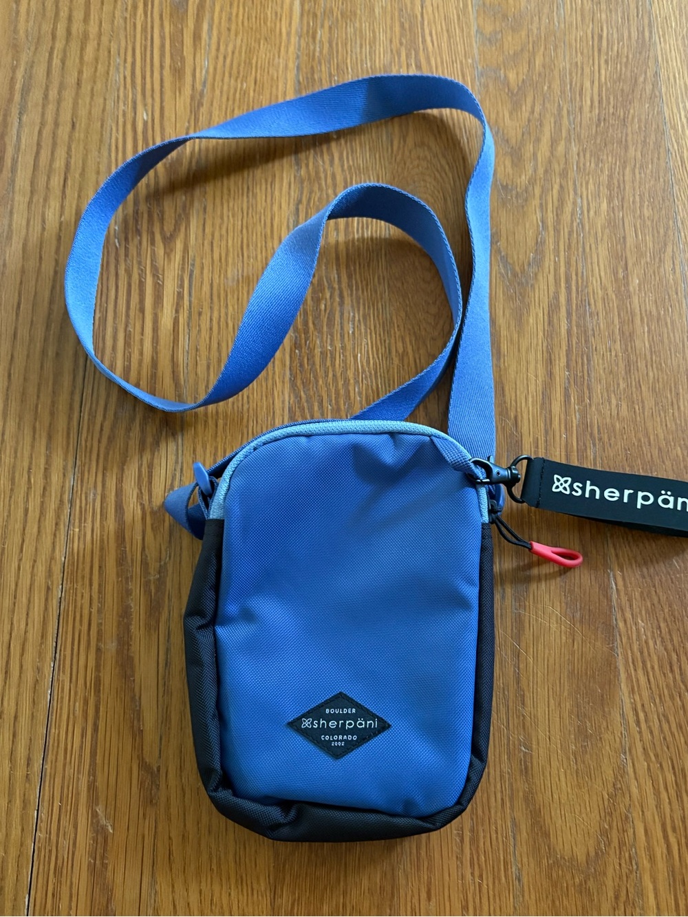 Sherpani Women's Rogue Mini Crossybody Bag Pocket Pouch Blue Black Outdoors